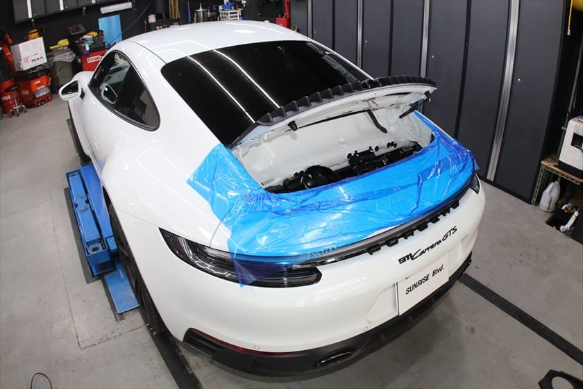 PORSCHE 992GTSにASRバルブコントローラー | SUNRISE Blvd.