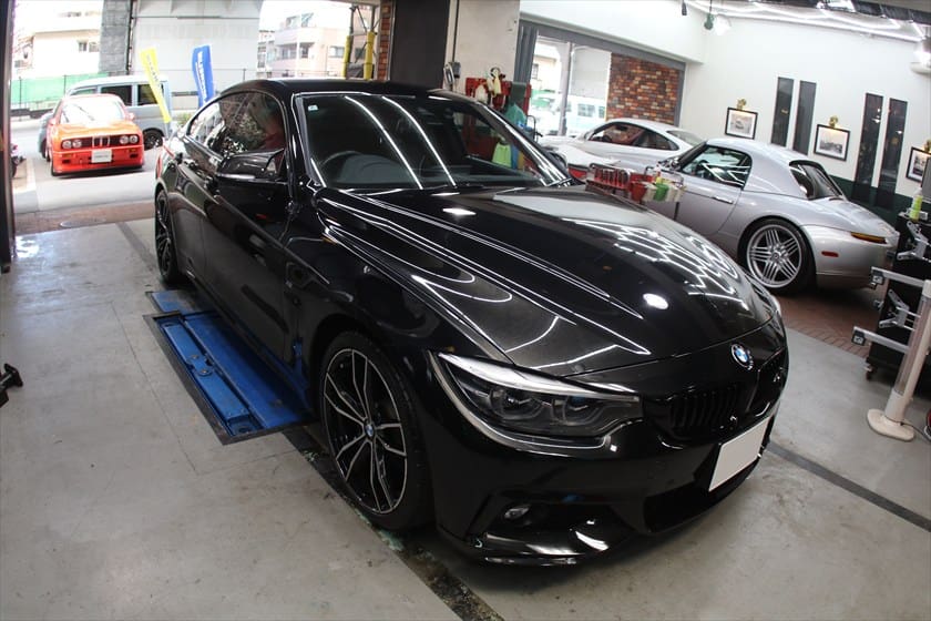 BMW F36 420iの車検整備 | SUNRISE Blvd.